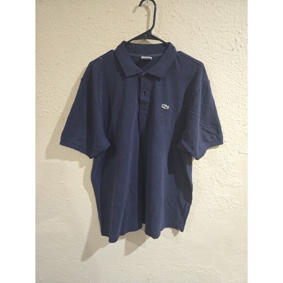 Lacoste Men's Polo Shirt, Navy Blue, Size 7 Or 2X - Picture 1 of 6